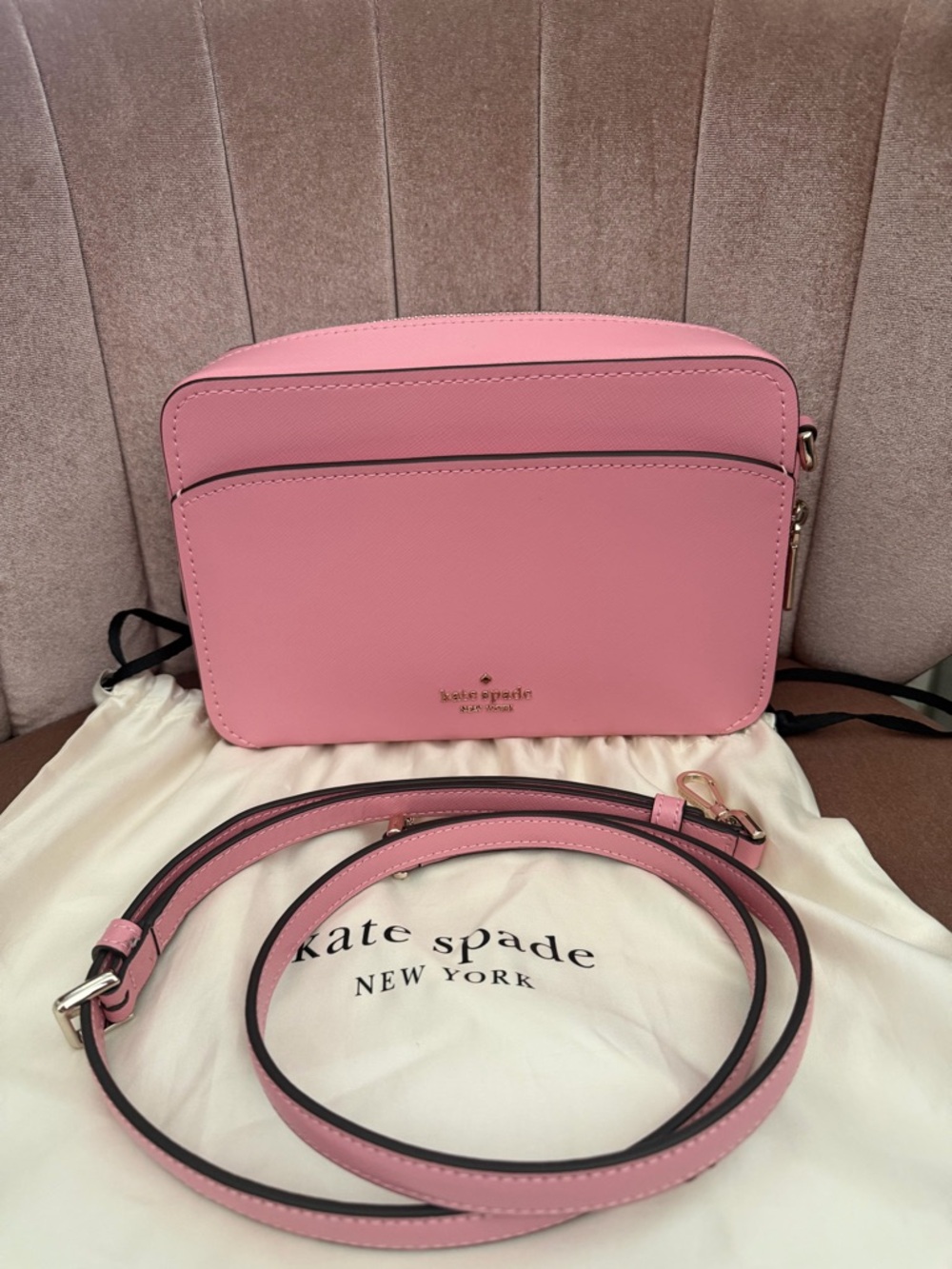 kate spade Pink Camera Crossbody Bag